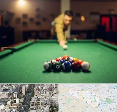 باشگاه بیلیارد در منطقه 18 تهران