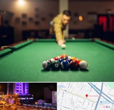 باشگاه بیلیارد در آبرسان تبریز