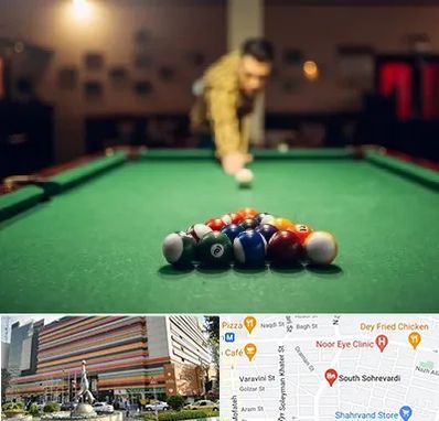 باشگاه بیلیارد در سهروردی