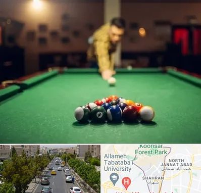 باشگاه بیلیارد در شهران 