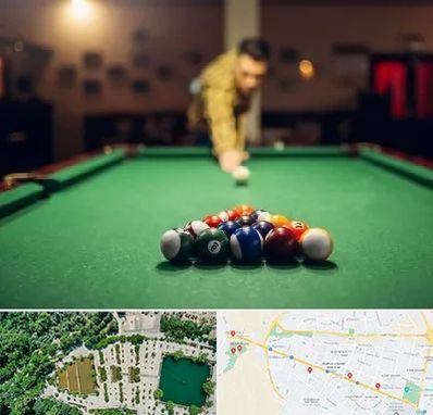 باشگاه بیلیارد در وکیل آباد مشهد