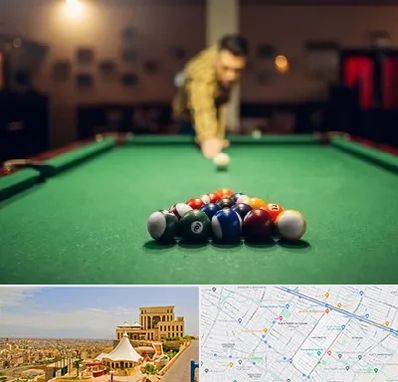 باشگاه بیلیارد در هاشمیه مشهد
