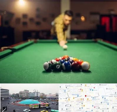 باشگاه بیلیارد در میدان انقلاب