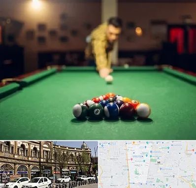باشگاه بیلیارد در منطقه 11 تهران
