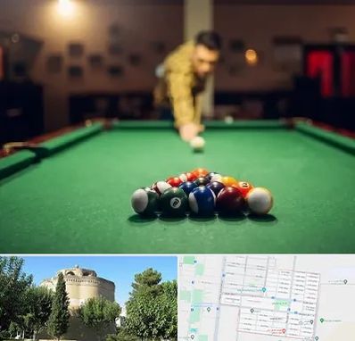 باشگاه بیلیارد در مرداویج اصفهان
