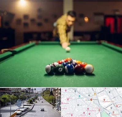 باشگاه بیلیارد در خیابان زند شیراز