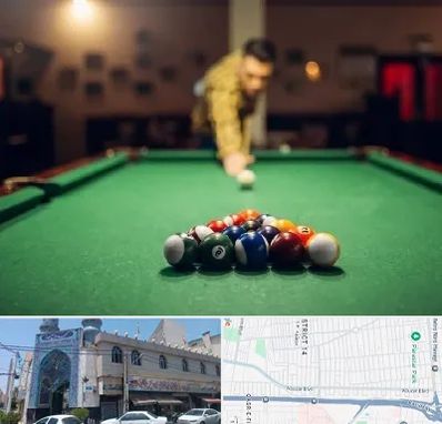 باشگاه بیلیارد در بلوار ابوذر