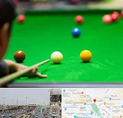 باشگاه اسنوکور در بلوار توس مشهد