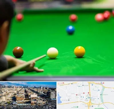 باشگاه اسنوکور در شهرک راه آهن