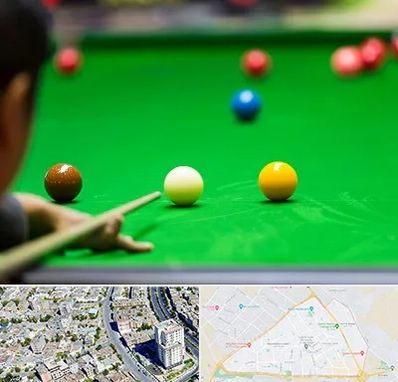 باشگاه اسنوکور در قاسم آباد مشهد