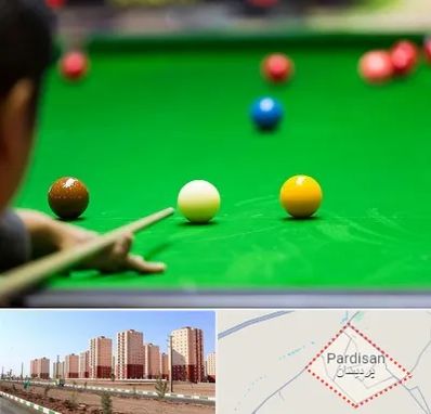 باشگاه اسنوکور در پردیسان قم