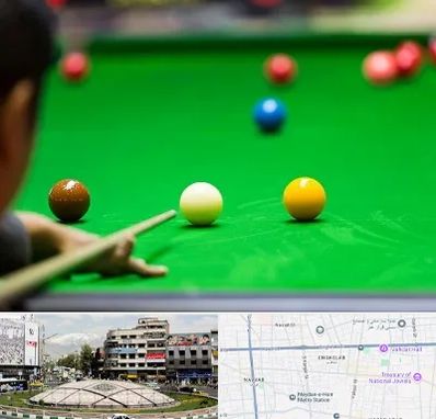 باشگاه اسنوکور در مرکز تهران