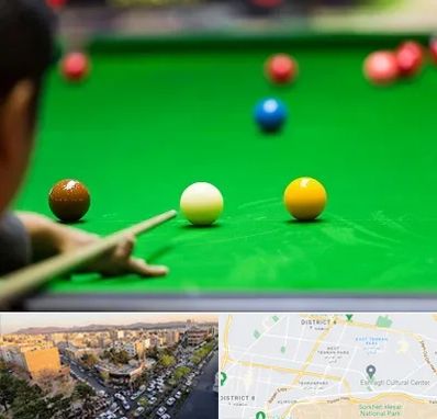 باشگاه اسنوکور در تهرانپارس 