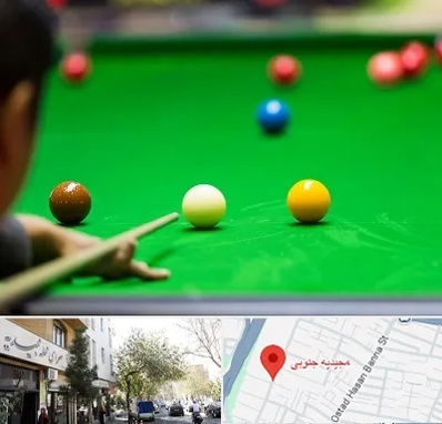 باشگاه اسنوکور در مجیدیه جنوبی