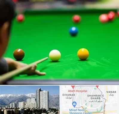 باشگاه اسنوکور در شهرک غرب 