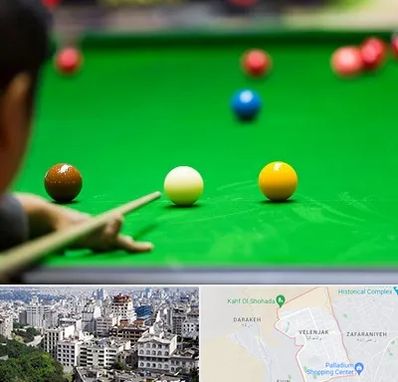 باشگاه اسنوکور در ولنجک 