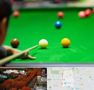 باشگاه اسنوکور در منطقه 6 تهران