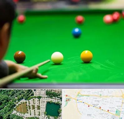 باشگاه اسنوکور در وکیل آباد مشهد