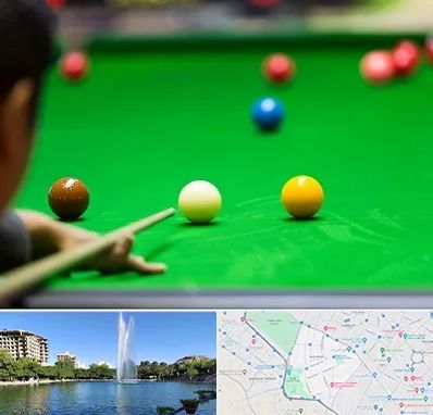 باشگاه اسنوکور در کوهسنگی مشهد