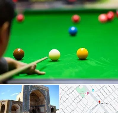 باشگاه اسنوکور در مصلی مشهد