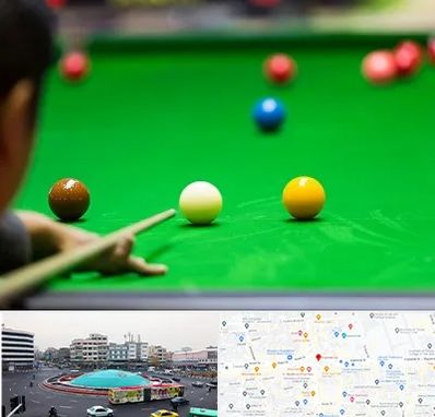 باشگاه اسنوکور در میدان انقلاب