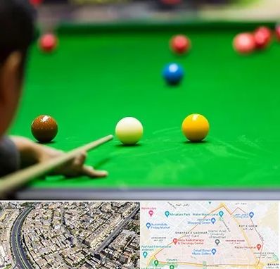 باشگاه اسنوکور در شهرک غرب مشهد