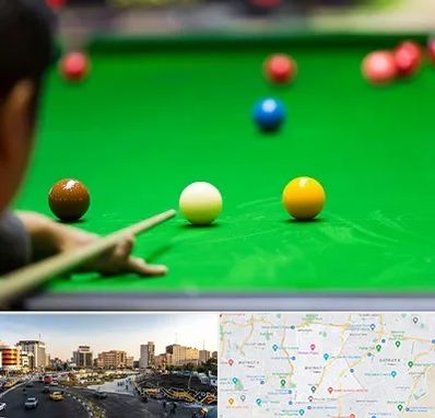 باشگاه اسنوکور در منطقه 7 تهران