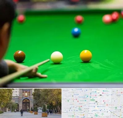 باشگاه اسنوکور در منطقه 12 تهران