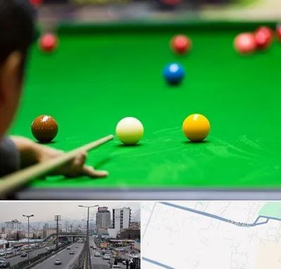 باشگاه اسنوکور در بلوار ارتش