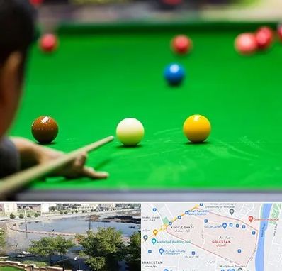 باشگاه اسنوکور در گلستان اهواز