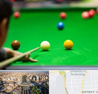 باشگاه اسنوکور در استاد معین 