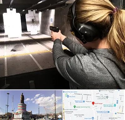 باشگاه تیراندازی در کارگر جنوبی