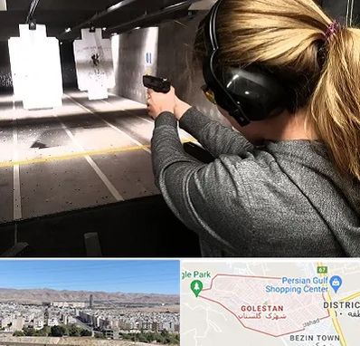 باشگاه تیراندازی در شهرک گلستان شیراز