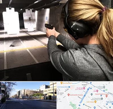 باشگاه تیراندازی در خیابان ملاصدرا شیراز