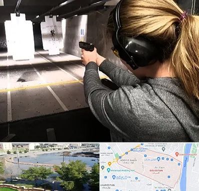 باشگاه تیراندازی در گلستان اهواز