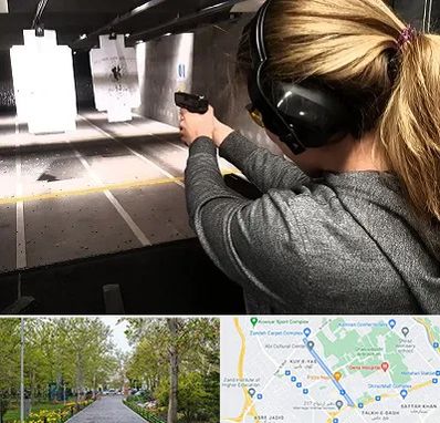 باشگاه تیراندازی در قدوسی غربی شیراز