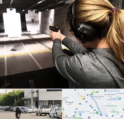 باشگاه تیراندازی در قدوسی شرقی شیراز