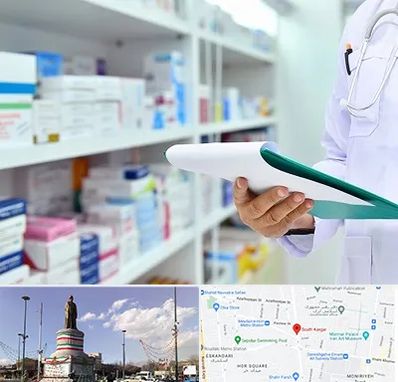 داروخانه در کارگر جنوبی