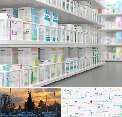 داروخانه شبانه روزی در میدان حر