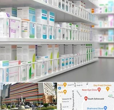 داروخانه شبانه روزی در سهروردی