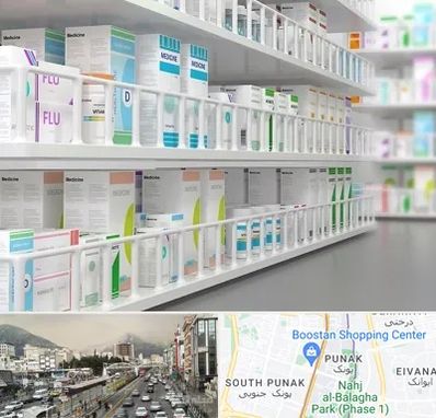 داروخانه شبانه روزی در پونک 