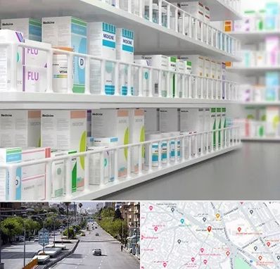 داروخانه شبانه روزی در خیابان زند شیراز