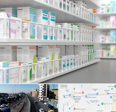 داروخانه شبانه روزی در پیروزی