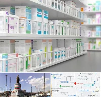 داروخانه شبانه روزی در کارگر جنوبی