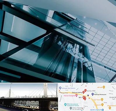 شرکت آسانسور در پارک وی