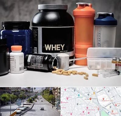 فروشگاه مکمل بدنسازی در خیابان زند شیراز