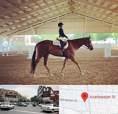 باشگاه سوارکاری در خیابان آذربایجان