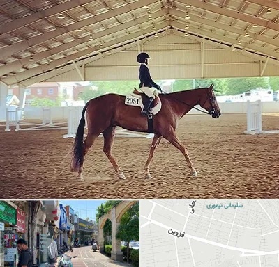 باشگاه سوارکاری در خیابان قزوین