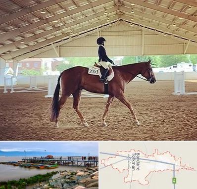 باشگاه سوارکاری در بندر ترکمن