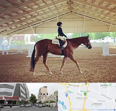 باشگاه سوارکاری در بلوار فردوس 